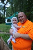 No one could miss Kevin in his bright shirt...gotta love him!