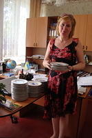 Internot director and the new plates for the facility.