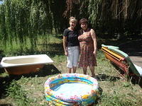 They also received a pool!