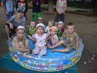 ...they got in before we could put the water in!