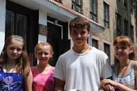 Johnny and 'his' girls.