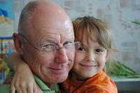 Ted and a precious friend.