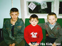 Though it is easily 60 degrees inside, these boys do not have proper clothing, but thanks to you they do now!