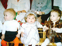 This little angel is dressed in one of the many dresses donated by J.C. Penney!