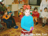 This little girl recites a Christmas poem for us.
