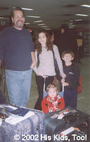We are finally departing for the U.S., a journey that took us 2 days, due to Air France!