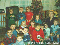 Artur with a group of friends.