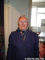 Tatyana is nearly blind and lives alone with her cat.