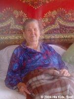 Maria lives in a rural area and still makes her own garden.  She is a widow and has lost all three of her sons.