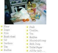 The contents of a typical package are pictured here