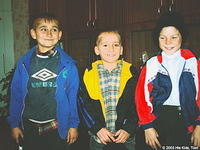 These boys love their new 'sport' jackets