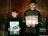 The detail of these young artists is quite nice! Their work will soon be for sale!