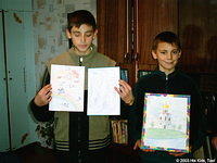 These young artist depict wonderful scenes of Ukraine in their work.