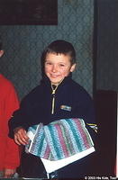 The joy on his face is worth all the difficulties of any trip to Ukraine!