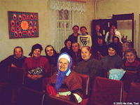 Many of the ladies that helped or received food bags.  Dzerzhinsk Church of Christ.