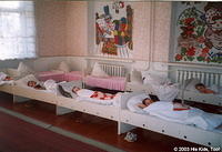 On one afternoon visit all the little ones were resting.
