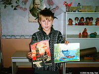 This very talented young man will have his work featured on our soon to be released gift card.