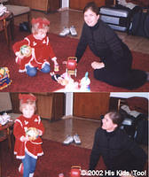 This special needs girl and His Kids, Too! director, Teresa Fillmon enjoy sometime together playing 'dolls', and later playing c