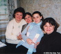 His Kids, Too! staff are here with our dear friend, Ludimilla, former director of Our Children, Baby Home in Donetsk.