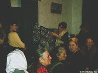 Clothing was also donated to the widows and the ladies of the evening Bible study.