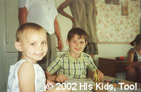 2L_2002SummerOksana in her new clothes and her friend