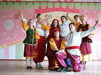 During the end of the week presentation some of our team performed a traditional Russian folk dance for the crowd of over 300.