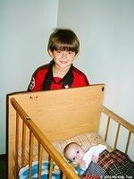 Artur and a baby.