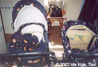 Much need strollers purchased for local orphanage.