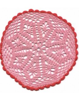 Pink Doily #74