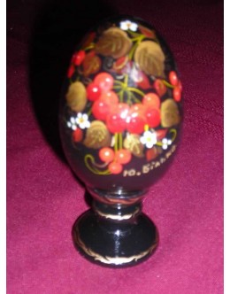 Wooden Egg on Stand